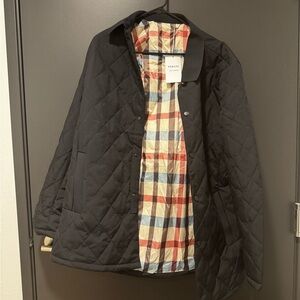 Men's Black Quilted Jacket